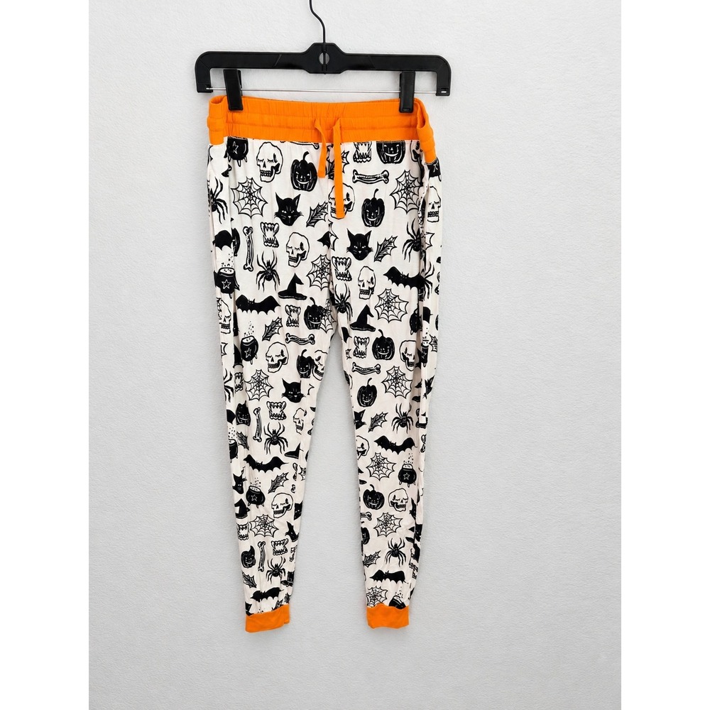 Little Sleepies Halloween Bamboo Jogger Pajama Pants Small Spooky Print